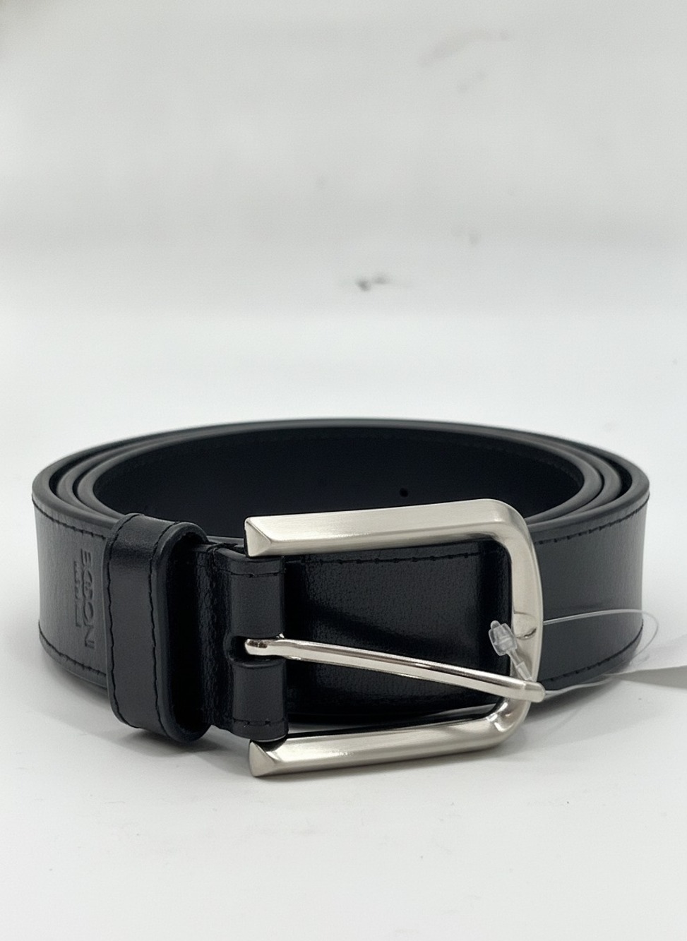 Boconi NWT Black Leather Belt | Men's Regular 36, USA-Made, Business Casual